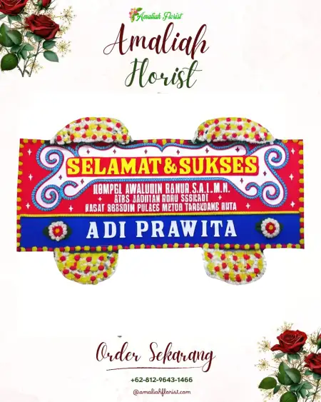 Papan Bunga Ucapan Selamat Kedoyo