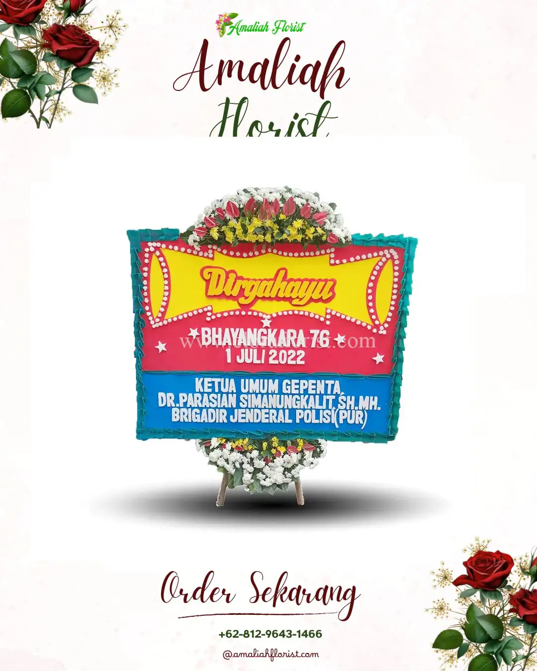 Papan Bunga HUT Ulang Tahun Kedoyo